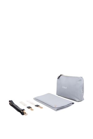 Borsa fasciatoio in cotone con logo CHLOÉ KIDS | C20943Z10